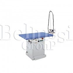 MP/F rectangular ironing table with rotodynamic pump and for connecting 2 irons