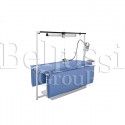 MP/F/T 200x75 rectangular ironing table for large size materials