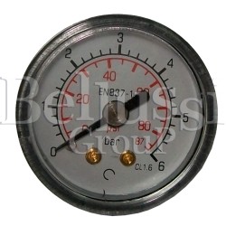 Small manometer 6 bar 1/8'' (external thread) for steam generators and ironing tables