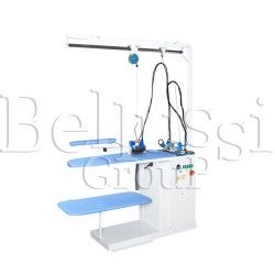 FR/F universal ironing table with pump and for connecting 2 irons
