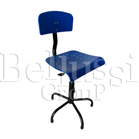 Krzesło z siedziskiem plastikowym z regulacją wysokości, z amortyzatorem gazowym (II/S/1)