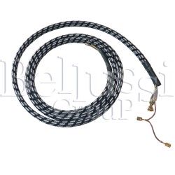 Steam silicone cable with one braid for irons