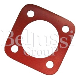 Square silicone gasket with 4 holes