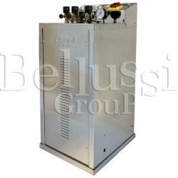 FB/F 7L 6KW INOX steam generator with roatational pump and connection to three irons