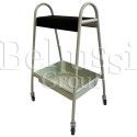 Auxiliary cart with rubber shelf Ergosew WPP-G