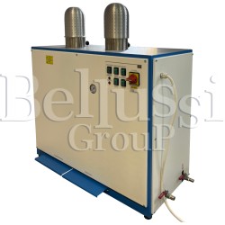 Machine for double-head hat stabilisation with BCS2 steam generator