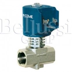 Steam solenoid valve 9014, 24V DC, internal 1/2"