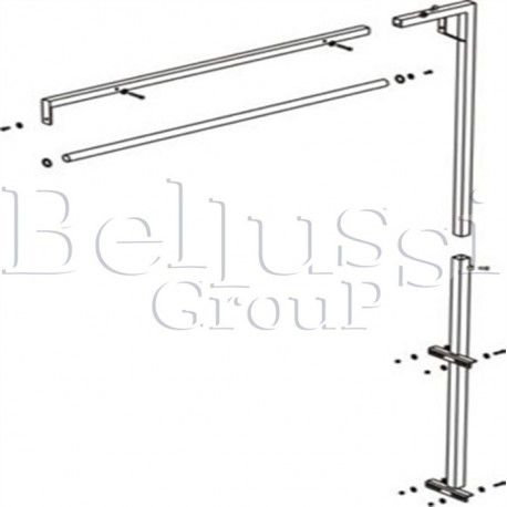 Handle for sling and lamp for ironing tables: FR/F, BR/A, BR/A-L I BR/F-VP.