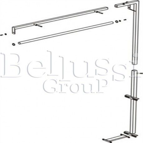 Handle for sling and lamp for ironing tables: MP/F, MP/A, MP/FC/A i MP/FC.